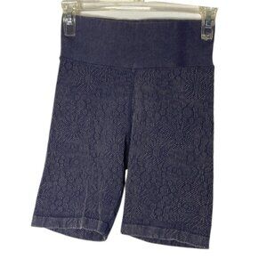 Offline by Aerie Size XS Women's Daisy Purple Vintage Wash Ribbed Biker Shorts